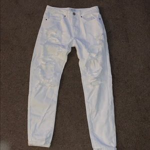 White jeans